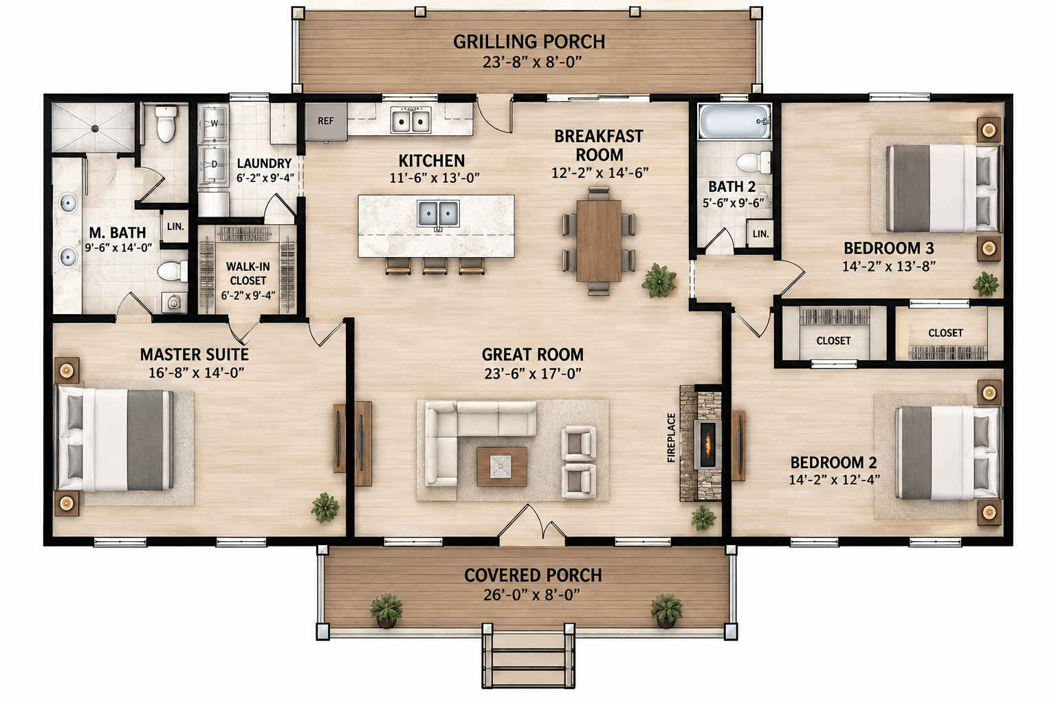87 Chew Road floor plan presentation