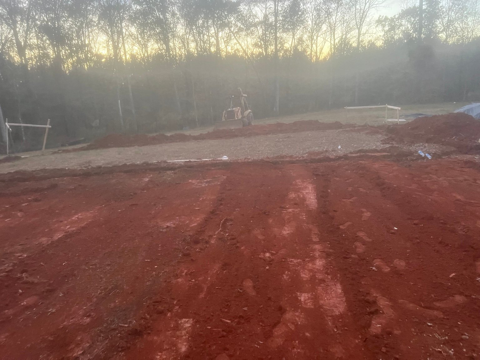 87 Chew Road site preparation